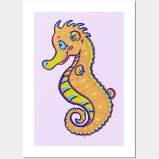 Elmer the Chubby Sea Horse Posters and Art